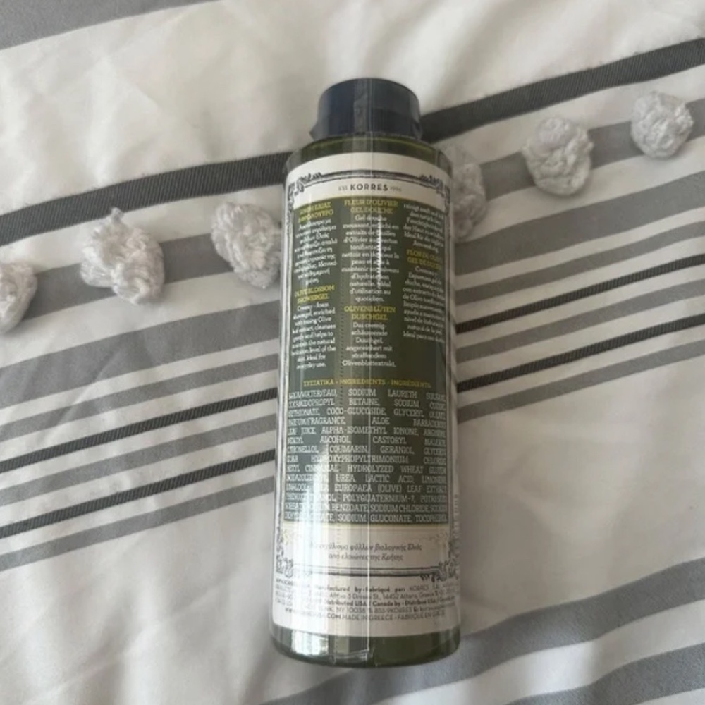 Korres Pure Greek Olive Blossom ShowerGel 8.45oz Brand New - Picture 2 of 3